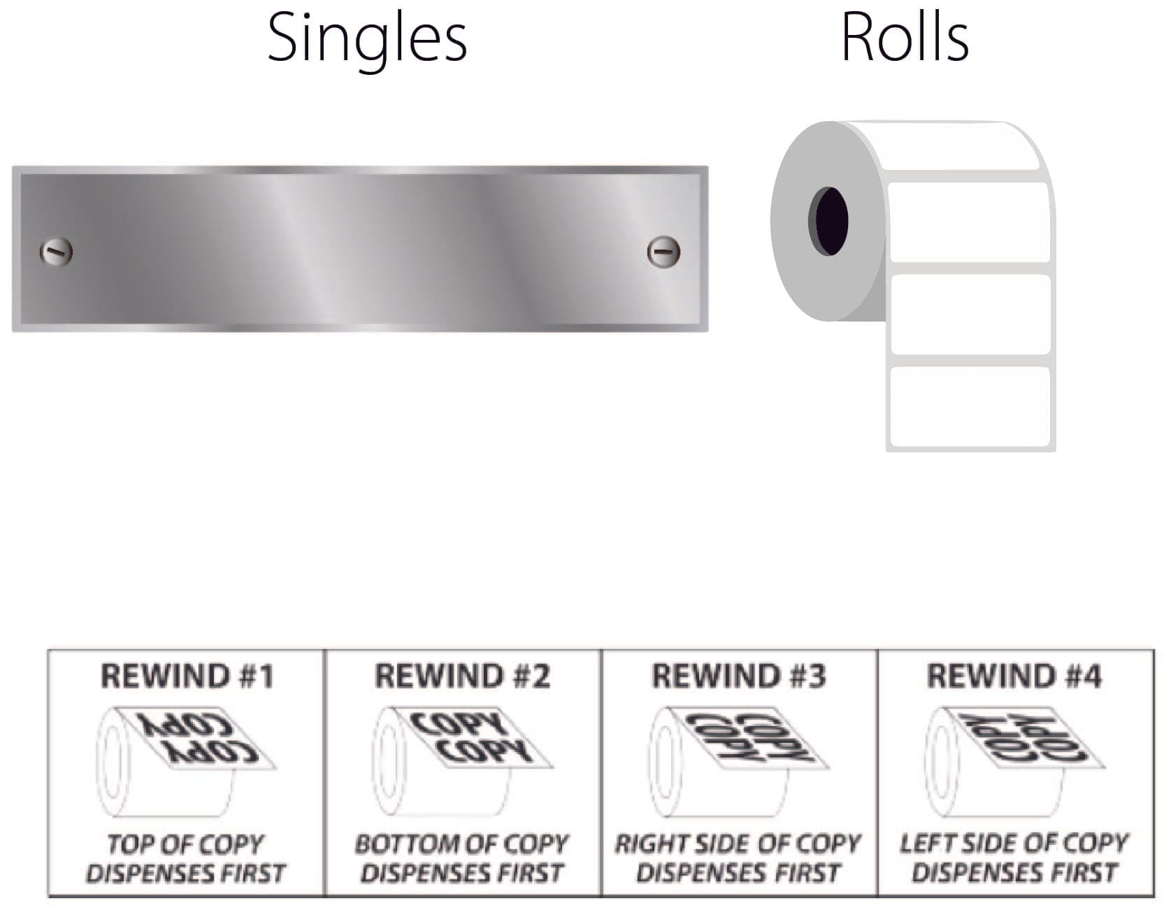4” x 5” Inch Silver Bopp Labels